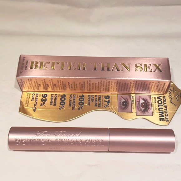 Too Faced Better Than Sex Volumizing & Lengthening Mascara  NEW - Picture 2 of 10